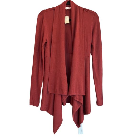 Maurices Sweaters - Maurice's Cardigan Sweater Size Small Waterfall Burgundy Knit
